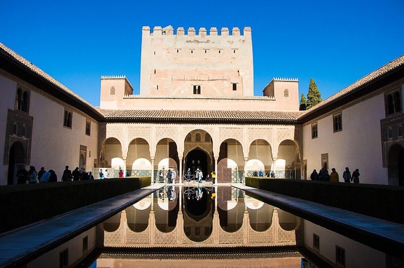 Alhambra, kompleks pałacowy Nasrydow